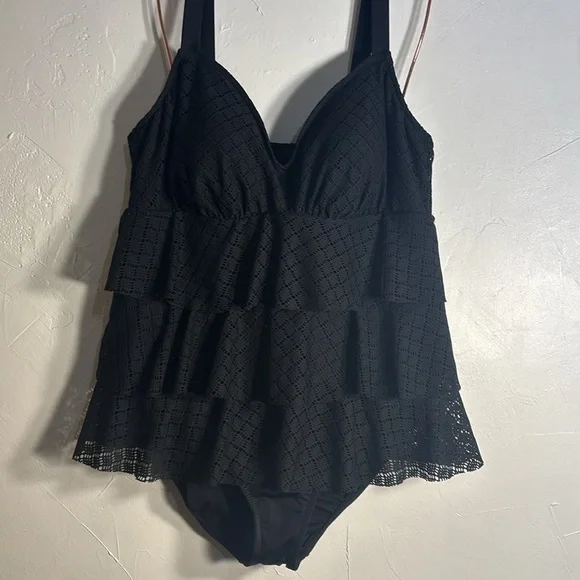 BAL Harbour Swim Black NWOT - Picture 2 of 13